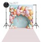 Backdrop balloon garland wedding photography 3577