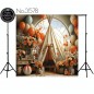 Backdrop tipi tent balloons 3578