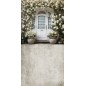 Backdrop white doors flowers 3582