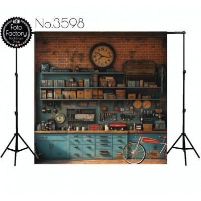 Backdrop rustic kitchen 3598