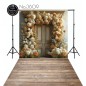 Backdrop door decoration flowers 3609