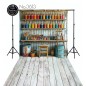 Backdrop wooden painting studio 3613