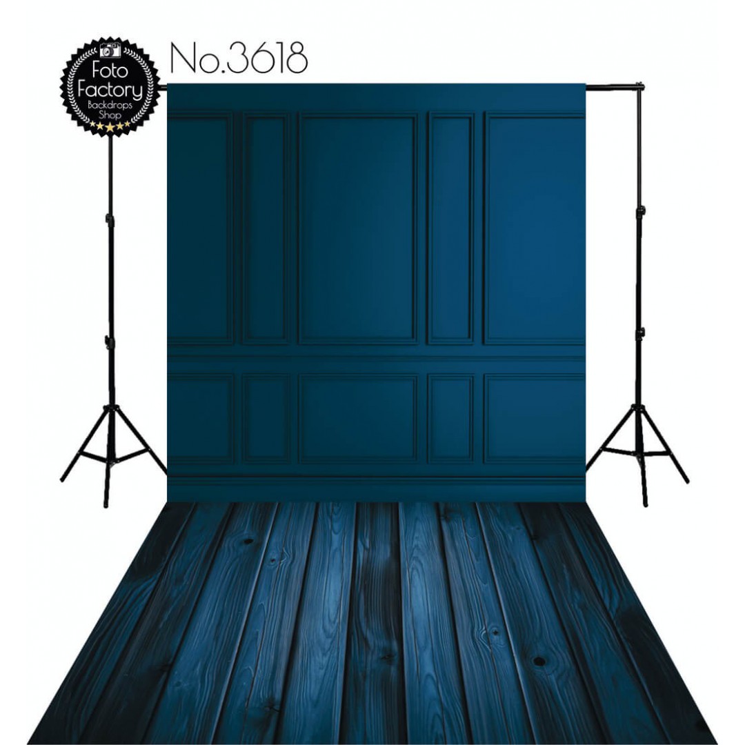 Backdrop blue moulding 3618