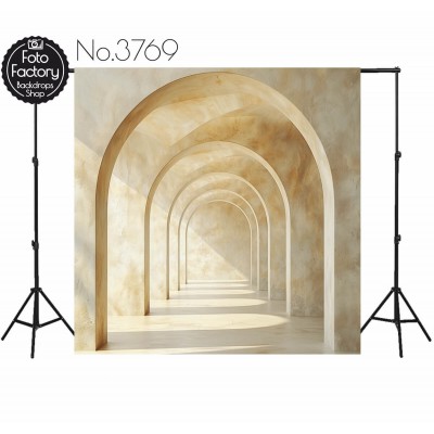 Backdrop corridor columns 3769