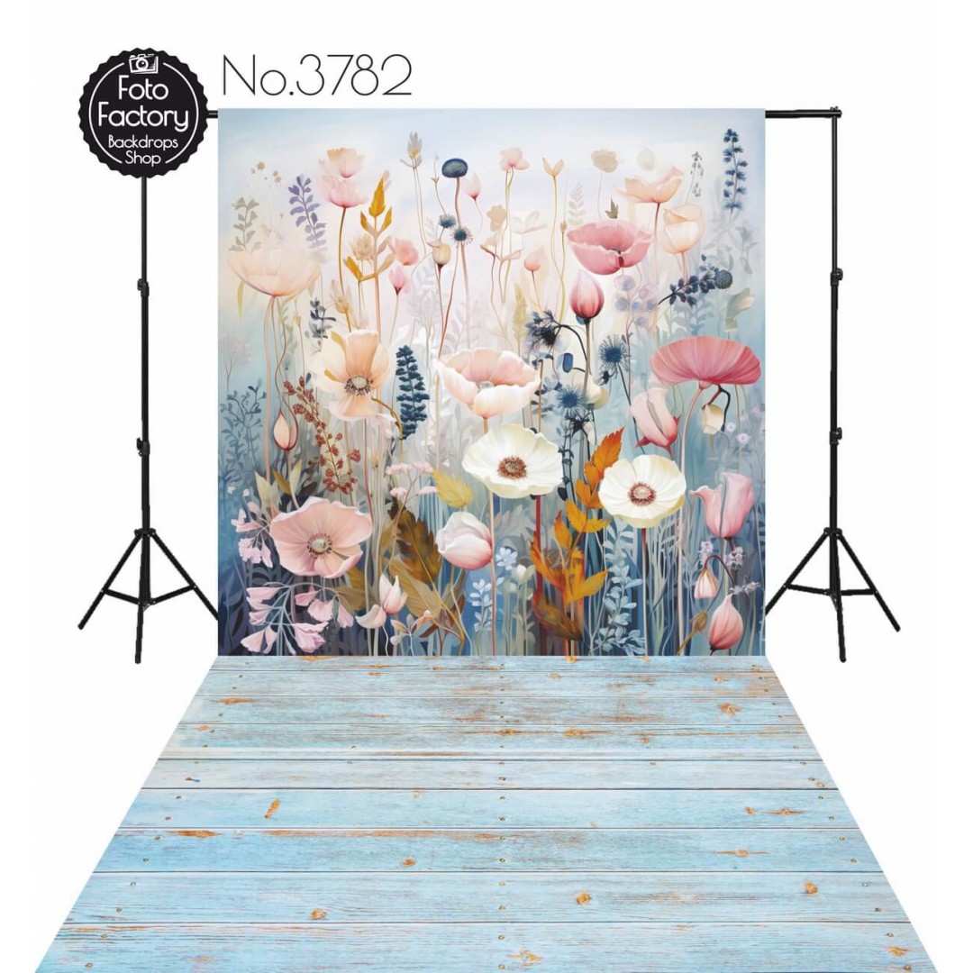 Backdrop colorful flowers 3782