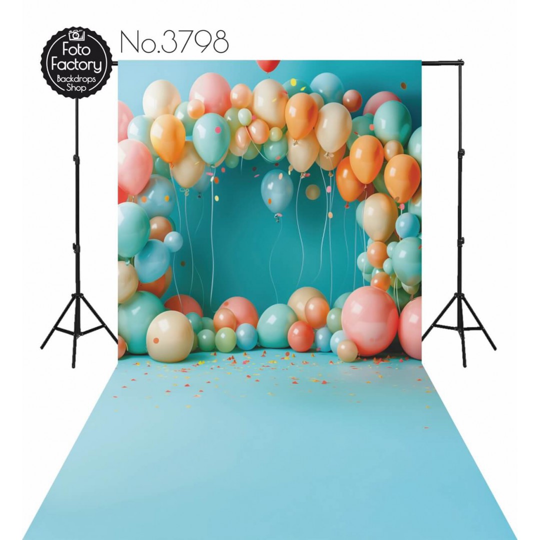 Tło Fotograficzne balony dekoracja 3798