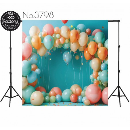 Tło Fotograficzne balony dekoracja 3798