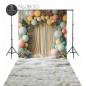 Backdrop balloons flowers decoration 3800