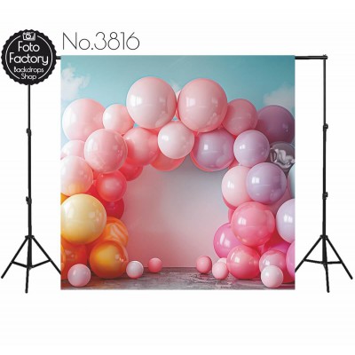 Backdrop balloons decoration 3816