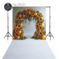 Backdrop balloon flower garland 3829