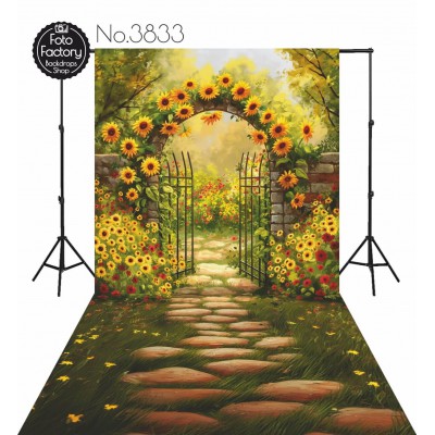 Backdrop flower garden 3833