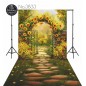 Backdrop flower garden 3833