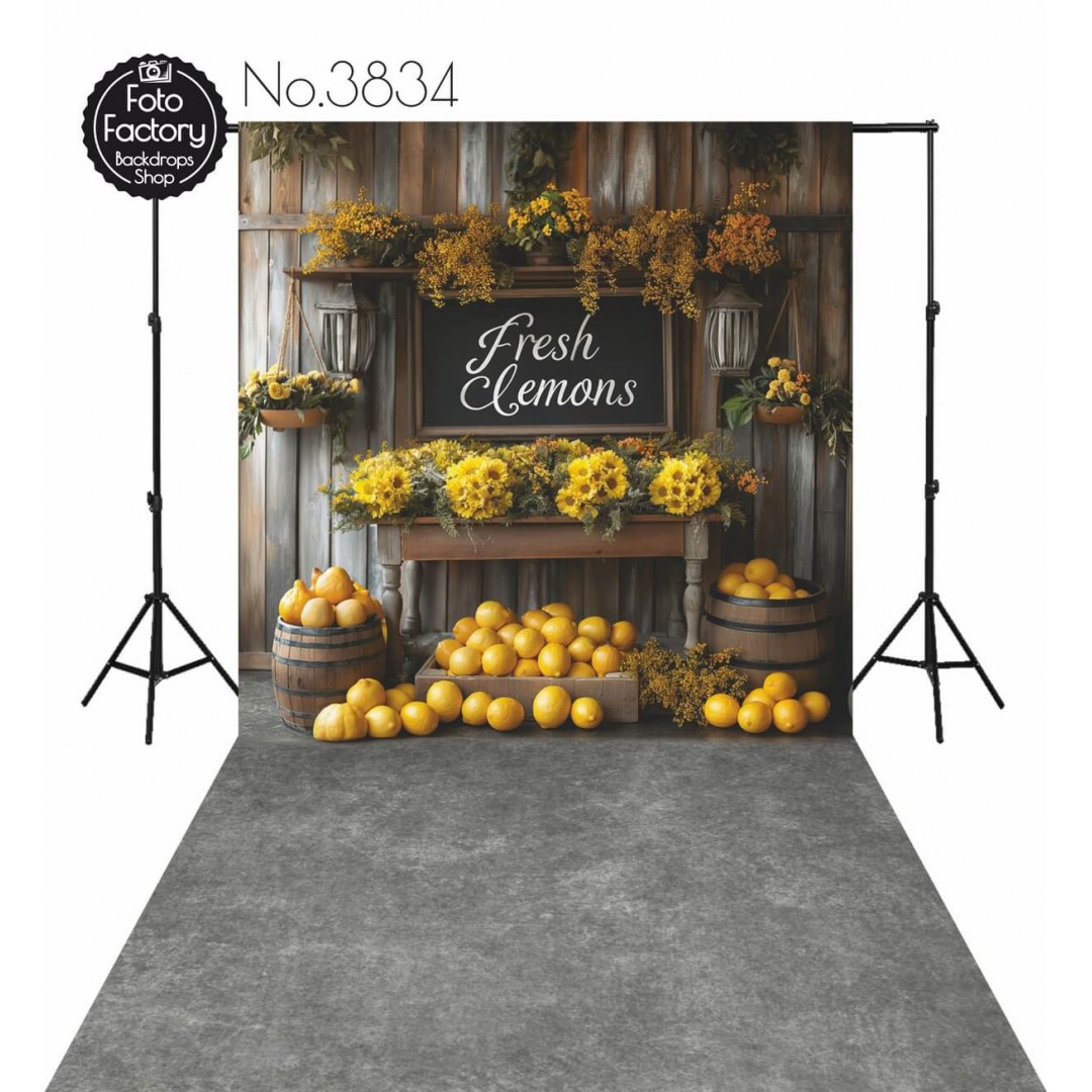 Backdrop fruit flowers decoration 3834