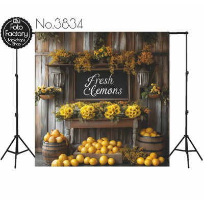 Backdrop fruit flowers decoration 3834