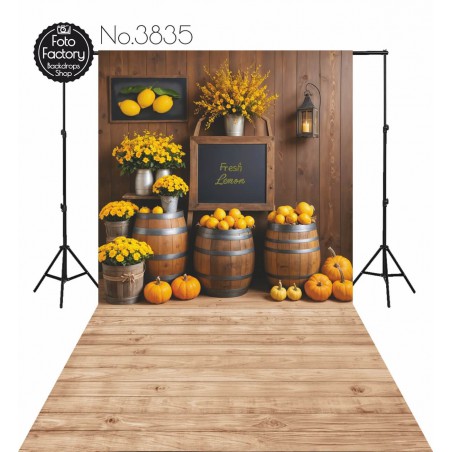 Backdrop fruit flowers decoration 3835