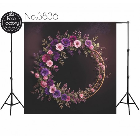 Backdrop flowers decoration 3836