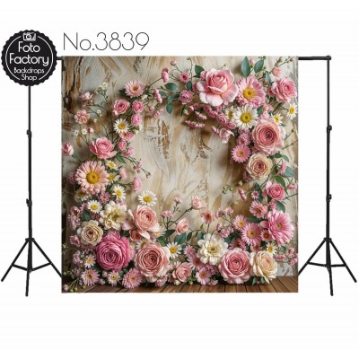 Backdrop flowers decoration 3839