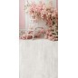 Backdrop pink flowers wall decoration 3841