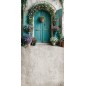 Backdrop flowers blue door decoration 3847