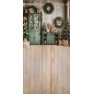 Backdrop Christmas green furniture decorations 3937