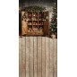 Backdrop Christmas wardrobe Christmas decorations 3945