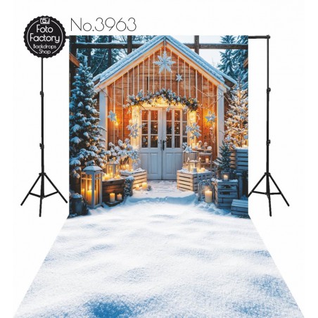 Backdrop Christmas theme 3963