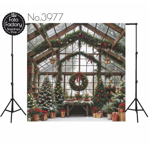 Backdrop Christmas theme 3977