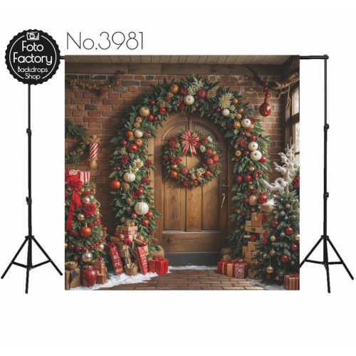 Backdrop Christmas theme 3981
