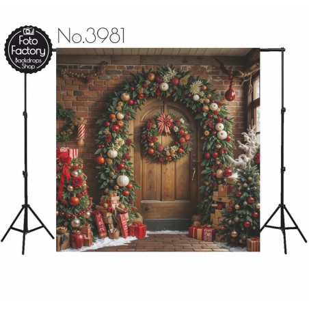 Backdrop Christmas theme 3981