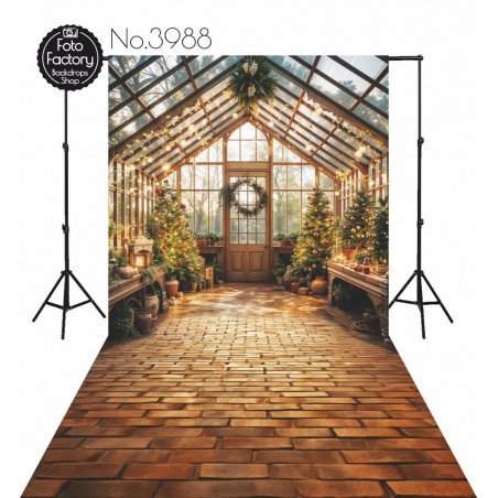 Backdrop Christmas theme 3988
