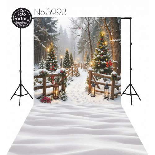 Backdrop Christmas Winter theme 3993