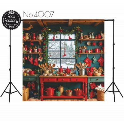 Backdrop Christmas theme 4007