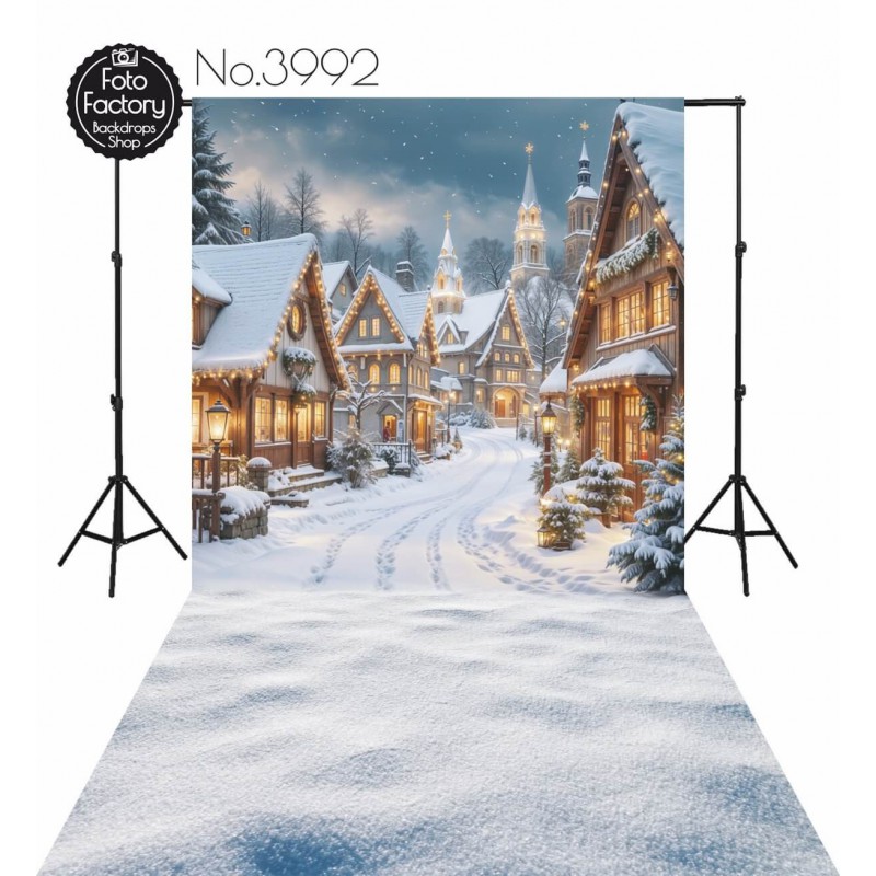 Backdrop Christmas Winter theme 3992