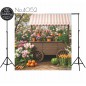 Backdrop spring theme flowers 4052
