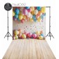 Tło Fotograficzne imprezowe balony konfetti 4069