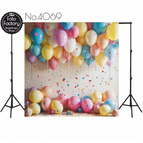 Hintergründe Party Luftballons Konfetti 4069