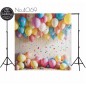 Hintergründe Party Luftballons Konfetti 4069