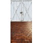 Backdrop white rustic door 4075