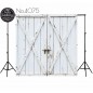 Backdrop white rustic door 4075