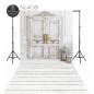 Backdrop white rustic door 4081