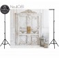 Backdrop white rustic door 4081