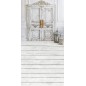 Backdrop white rustic door 4081