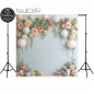 Backdrop floral decoration lanterns 4089