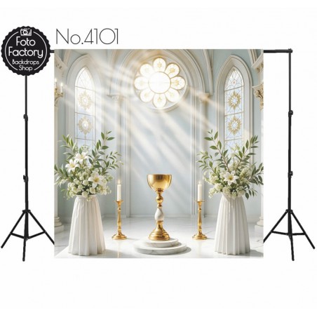 Backdrop First Communion Baptism 4101