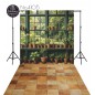 Backdrop plants window 4105