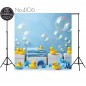 Backdrop ducks for bathing bubbles 4106