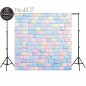 Backdrop colorful brick wall 4107