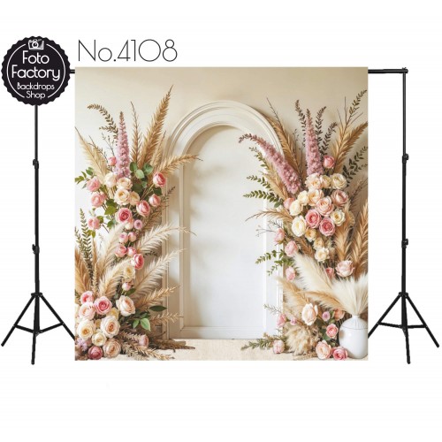 Backdrop field plants flowers decoration 4108