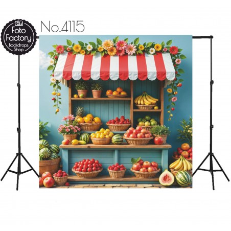 Backdrop fruit stand 4115