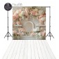 Backdrop bright flowers decoration 4118